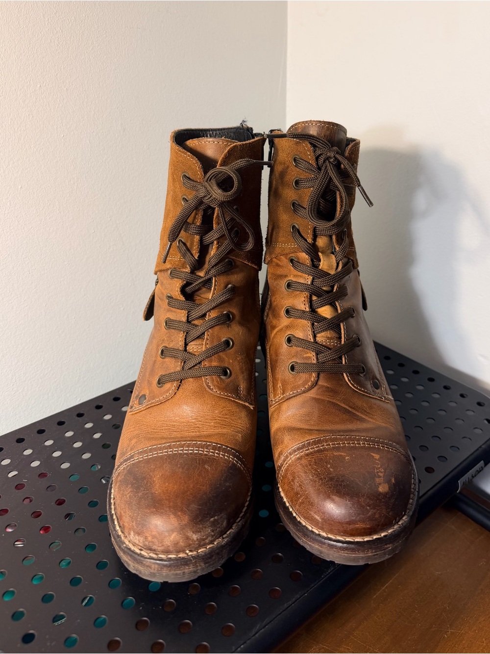 Women’s Taos Brown Leather Boots - 8.5/39